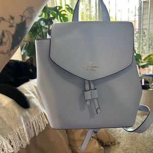 Light blue Kate Spade backpack